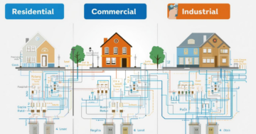 Diferenças entre Instalações Elétricas Residenciais, Comerciais e Industriais: O Que Você Precisa Saber